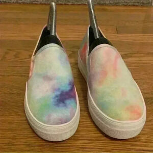 Steve Madden Toshe Tie Dye Slip-Ons Sneakers Womens Size 6.5